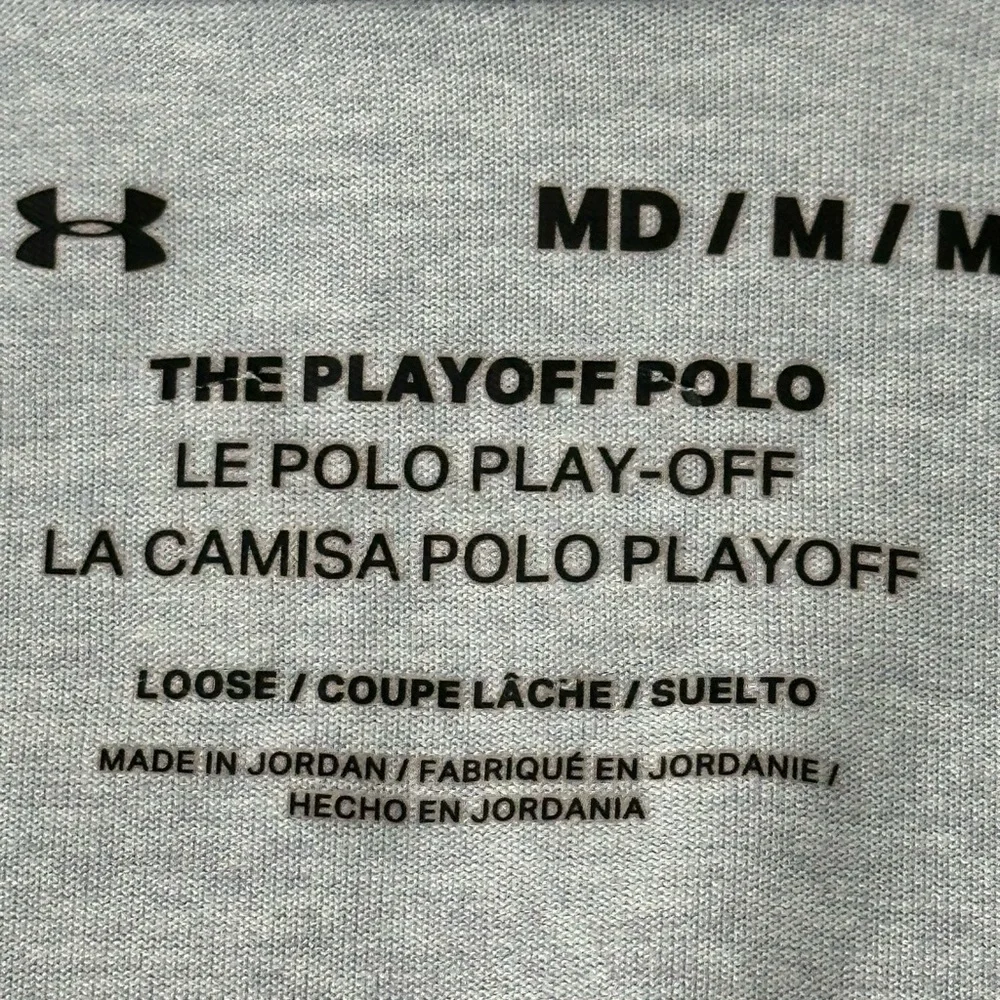 Under Armour men’s size medium the playoff‎ golf polo short sleeve shirt - Picture 7 of 11